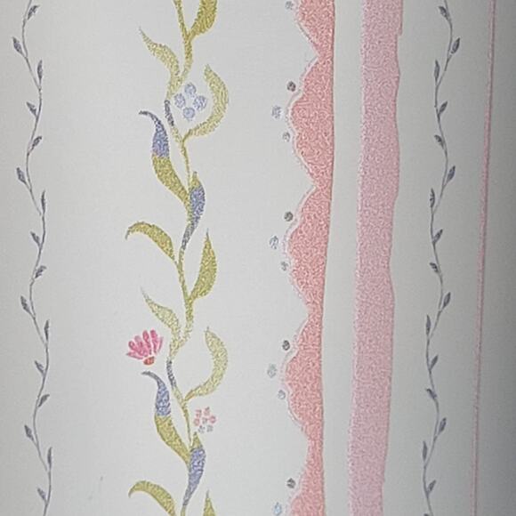 Hydragear Coquette Cream Floral Stripe Bow Straw Topper Agenda 40 oz Tumbler NEW - Picture 3 of 5